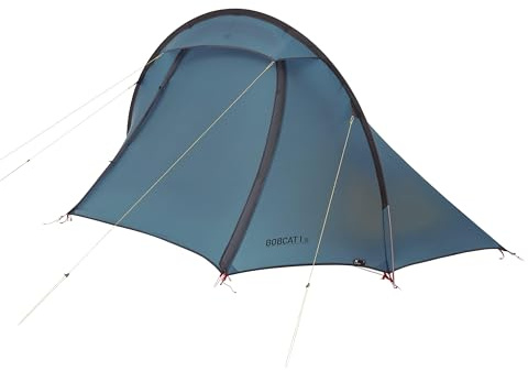 OEX Bobcat I Ultralight 1 Man Tent, Backpacking, Wild Camping and Hiking, Under 1kg, 3 Season, Porch, Sil/Nylon Waterproof, Trekking and Expedition, Blue