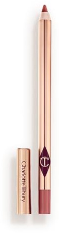 Charlotte Tilbury Lip Cheat Lip Liner Pencil - Gives Lips a Fuller-Looking, Defined Pout - Enriched with Jojoba Oil & Hyaluronic Acid - Waterproof, Smudge-Proof & Transfer-Proof - Pillow Talk Medium