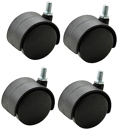Homoyoyo 4pcs Swivel Casters Heavy Duty Chair Wheels Office Furniture Casters Wheels for Office Chair Accessories