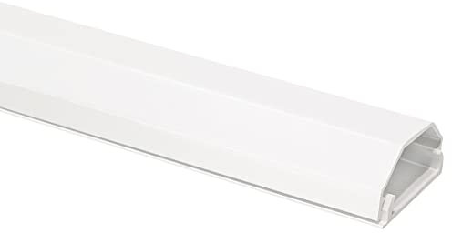 Kabelkanal Aluminium, 33 mm. 2-teilig, weiss