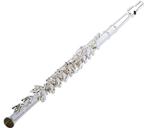 SYMPHONIE WESTERWALD Querflöte/Flöte, echt versilbert, 925 sterling Vollsilberkopf, Tragetasche, Querflöten Zubehör, Wartungsservice