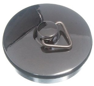 Waschbeckenstöpsel für Waschbecken, verchromt, 38 mm, 5 Stück