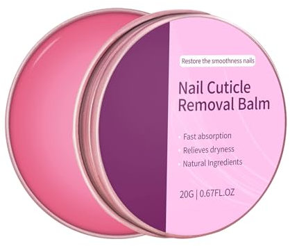 Hydrating Nail & Cuticle Balm, Nail Cuticle Removal Cream Deep Moisturize and Soften Dry, Brittle Nails & Cuticles - Professional Cuticle Softener & Nail Strengthener for Hand, Foot & Nail Care