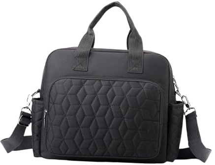 Elegante borsa per pannolini per bambini ospedalieri con disegni spaziosi borsa a tracolla per pannolini per bambini alla moda facile da trasportare per mamme che trasportano