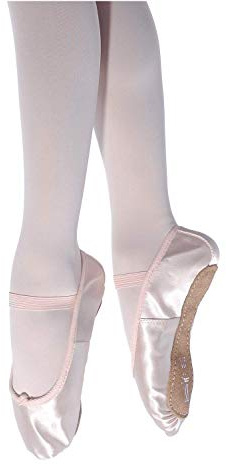 Roch Valley Full Sole Satin Ballet Shoes - Regular Fit C13.5 Pale Pink