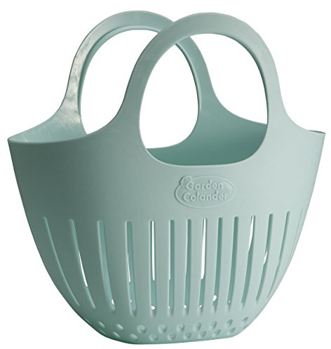 Hutzler Mini Colander garden basket, Small, Eggshell Blue