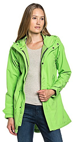 BMS HafenCity Coat SoftShell - Damenkurzmantel - limette - 38