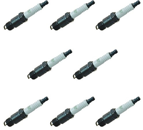 AC Delco R45TS Spark Plug Set of 8 for Chevy GMC Buick Cadillac Pontiac Olds