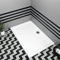 Nuie Bathroom 1500 x 700mm Shower Tray Gloss White Slimline 40mm Stone Resin Rectangular Base with Free Waste Trap Kit