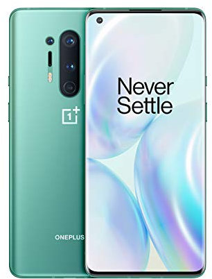 OnePlus 8 Pro 5G 12GB RAM 256GB UK SIM-Free Smartphone with Triple Camera, Dual SIM and Alexa built-in Glacial Green (Renewed)