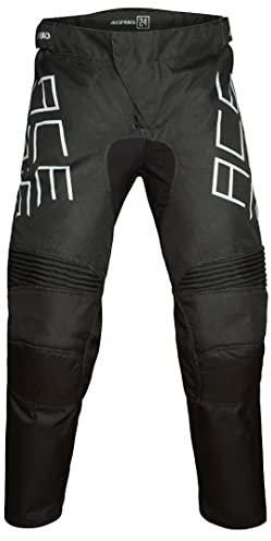 Acerbis MX Track Pantaloni Motocross per Bambini (Black,28)