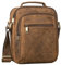 STILORD 'Lucky' Umhängetasche Herren Klein Leder Handtasche Männer Ledertasche Crossbody Bag Vintage Umschlagtasche zum Umhängen Echtleder Businesstasche, Farbe:torino - braun