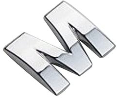 anso 1 x Auto Auto Metallo Cromato FAI DA TE 3D Lettere dell'Alfabeto Digitale Emblema Auto Adesivi Par