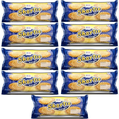 Hill Cream Biscuits Vegan Approved Made in UK 150g + FabFids Mug (9 Pack, Shorties)