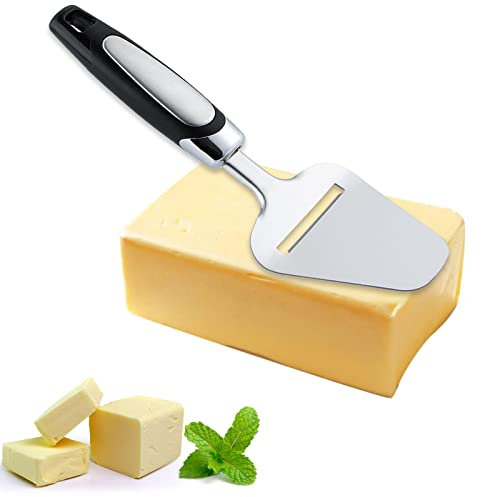 Cortadora De Pala Para Queso - Cortadora De Queso De Acero Inoxidable | Cortadora De Queso De Metal De 90 G, Tabla De Queso Cómoda De Usar Con Cortador De Alambre, Cortadora De Queso Multifunción, Co