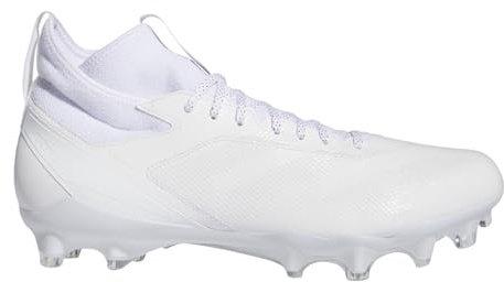 adidas Mens Adizero Impact Football Sneakers Shoes - White - Size 11 M