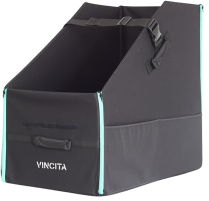 Keeper Box 2.0 para bicicleta plegable, solución de almacenamiento de bicicletas plegable, adecuada para bicicleta, mantén la bicicleta vertical en el maletero del coche para ahorrar espacio (negro