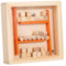 ＡＷＨＡＯ Labyrinth Holzspiel, Traditionelles Spiel, Marble Labyrinth für Jungen Und Mädchen, Kinder Im Alter von 3, 4, 5, 6 Jahren, Jugendliche, Holzfarbe