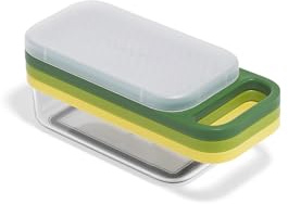 Joseph Joseph Multi-Grate Küchenreibe & Zestenreibe Set, 3-in-1 Turmreibe mit Auffangbehälter, Käseriebe