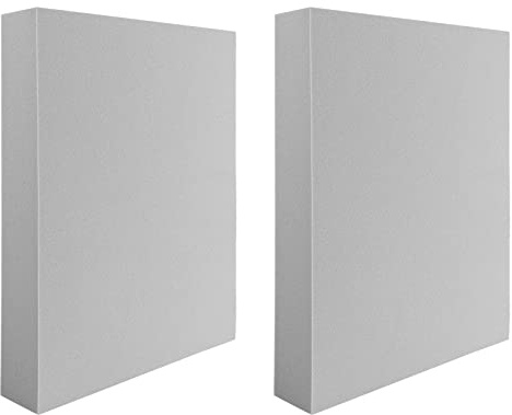 OTCRAFT 4 Pcs Large Stamping Foam Grey Moldable Foam Stamps Plastic Dry Foam Stamp Pad Cut and Dry Foam Stamping Foam Block for for Sculpture, Modeling, DIY Arts and Handicrafts Projects