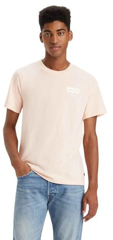 Levi's Graphic Crewneck Tee T-shirt, Bw Pale Peach, M Uomo
