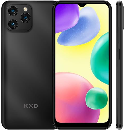 KXD A08 Telefono Movil Libres,Android 12 Smartphone,4GB+64GB/256GB Ampliable,6,52 Pantalla HD+ 4500mAh batería,Cámaras de 13MP+8MP,MTk Octa-Core moviles,Face ID/FingerPrint/4G Dual SIM