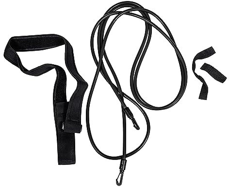 NAMOARLY Schwimmtraining Widerstandsband Schwarz Schwimmtrainer Gurt Stationäre Schwimmausrüstung Fitness Gürtel Für Indoor Outdoor Pool Aquajogging