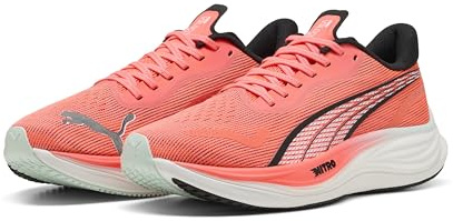 Puma Herren Velocity Nitro 3 Laufschuhe Neutralschuh Glowing Red-Puma Black-Puma White - Rot 42,5