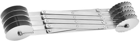 Rueda De Corte, Rueda De Pizza | PIZZA PIE ROLLER HERRAMIENTAS SLICER | Cortador De Acero Inoxidable, Herramientas De Hornear, Divisor Escalable Para Raviolis, Lasaña, Gofres