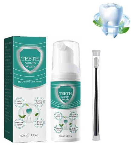 Bain de bouche blanchissant les dents, bain de bouche pour éliminer la mauvaise haleine et protéger la santé dentaire (1)