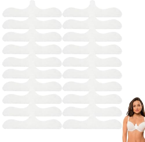 20PCS Cotton Bra Liners, Under Bra Sweat Liners, Bra Liners for Sweat, Under Breast Sweat Pads Soft And Breathable For Breathable For Summer Sport And Nursing