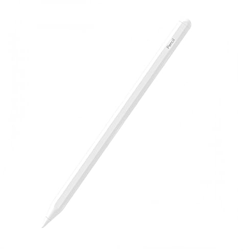 Digitaler Eingabestift, kompatibel mit iPad, Tablet-Stift mit 30 Minuten Aufladung, geneigter Drucksensor, Anti-Verlust-Funktion, 4-10 Stunden Akkulaufzeit