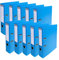 Exacompta 53742E 10er Pack Premium PVC-Ordner Prem´Touch. 7 cm breit DIN A4 Ringordner Aktenordner Briefordner Büroordner Plastikordner Schlitzordner blau