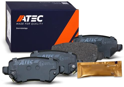 ATEC Germany Bremsbelagsatz Hinterachse, Bremsbeläge Bremsklötze hinten, 4 Stück