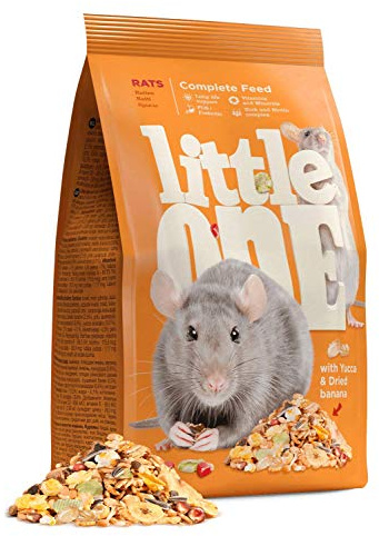 Little One Ratti | 400 g | Alimento completo per ratti | Contiene proteine e carboidrati | Con minerali e vitamine | Composizione equilibrata e nutriente