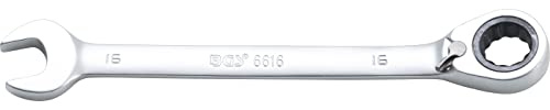 BGS 6616 | Chiave combinata a cricchetto | reversibile | 16 mm