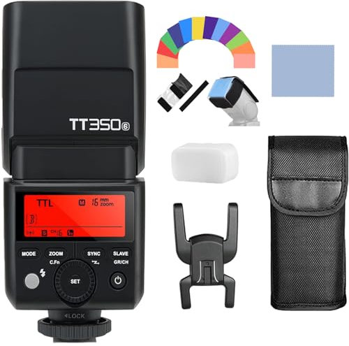 Godox TT350S TTL Kamerablitz Speedlite 2.4G Wireless 1 / 8000S HSS GN36 Blitzgerät für Sony A7RII A7R A58 A99 ILCE6000L A77II RX10 DSLR Camera