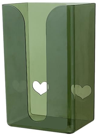 DAWCBVJQ Wall Mounted Tissue Box Holder 19 x 12 x 8.5 cm Wet Wipe Holder