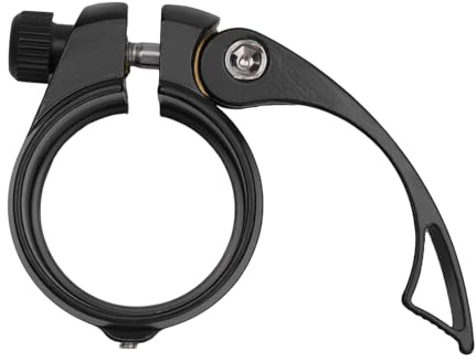 HOgardenME Bike Seat Clamp, 38mm Quick Release Bike Seat Clamp Bike Frame Seat Clamps with Quick Lever Anti Slip Hollow Frame Seat Tube
