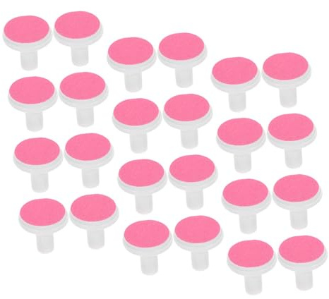NUSITOU Lime à Ongles Électrique Bébé Embouts de Rechange en Plastique et Papier de Verre 24 Pièces Taille Compacte 07 Pouce pour Soin des Ongles des -Nés et Jeunes Garçon et Filles