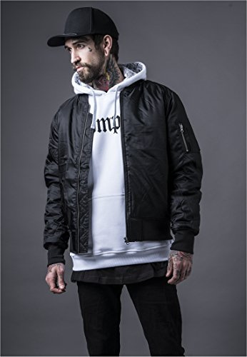 Urban Classics Basic Bomber Jacket, Giacca Uomo, Nero, XXL