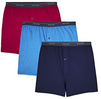 Fruit of the Loom Men's Ft-3p72xbm-mul-5xb Boxer Shorts, Assorted Solids, 5XL Plus Tall UK