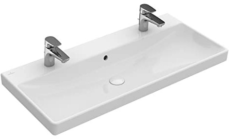 Villeroy & Boch Doppelwaschtisch Avento 100 cm weiÃŸ mit Beschichtung 4156A4R1