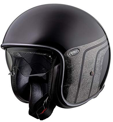Premier HELM VINTAGE BTR 9,SCHWARZ/GRAU,L