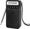 Radio portátil AM, FM, con recepción de largo alcance, radio transistor Goodes con altavoz, conector para auriculares, funciona con 2 pilas AA, altavoz fuerte, apto para uso en interiores, exteriores
