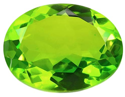 Pietra peridoto da 5,50 carati, originale certificata da laboratorio, per uomo, non riscaldata, non trattata, pietra di crisolite, 6 ratti, forma ovale, pietra monetaria per anello e medaglione Astro