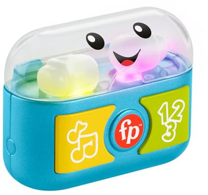 Fisher-Price RIE y Aprende, Juguetes para niños y bebés +6 Meses, Version UK , Alemania, Francia, Auriculares, HWY45