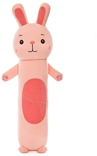 JINTN Cute Bunny Long Fluffy Doll Plush Stuffed Pillow Toy Soft Sleeping Hugging Gifts Plush Animals Toy Little Girls Dolls Girl Cushion Cuddle Toy Ragdoll for Adult Kids Christmas Birthday Gift