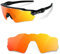Kompatible Ersatzgläser für Oakley Radar EV, Fire Iridium, Fire Iridium, für sonnige Tage., Medio