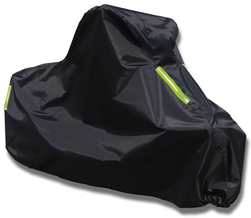 Housse De Moto Pour Yamaha Tricity 300, Housse De Moto Imperméable Extérieure, Housse De Scooter Anti-poussière, Anti-rayures Et Résistante Au Soleil Avec Trou De Verrouillage Et Boucle Coupe-vent(Sch